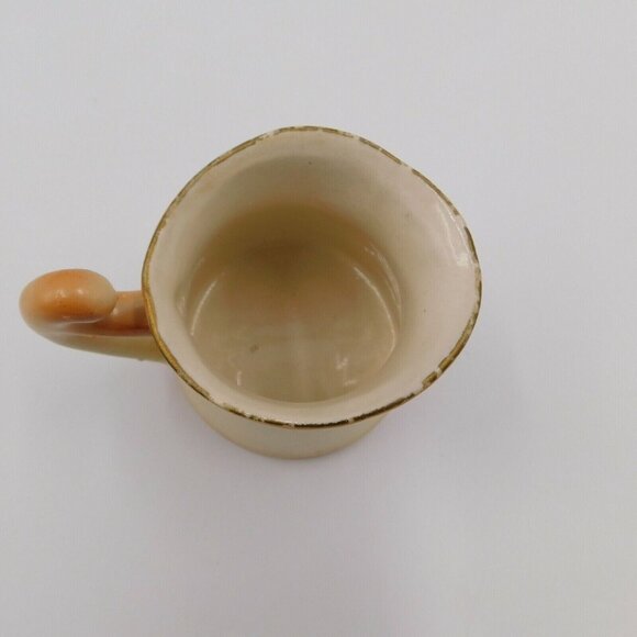 Czecho Slovakia Hand Painted Pottery Tea Set Floral Design Teapot Sugar Creamer - Picture 8 of 12